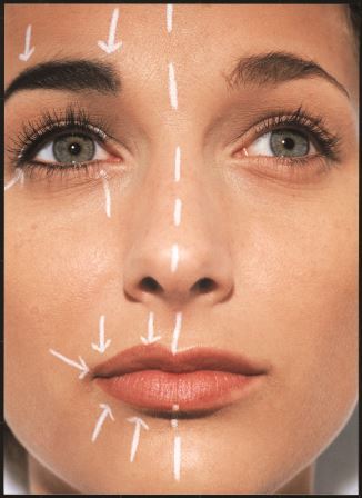 Foto mit Vorzeichnung